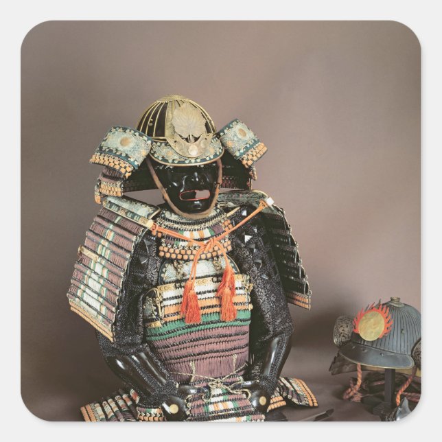 Samurai Armour, Muromachi Period  c.1384 Square Sticker (Front)