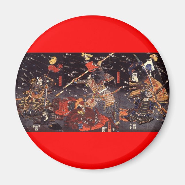 Samurai at War, circa 1800's Magnet (Front)