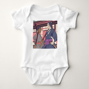 samurai baby bodysuit