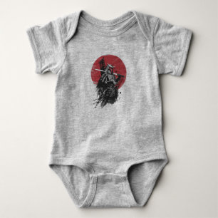 samurai baby bodysuit