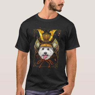 Samurai Bichon Frise Japanese Warrior Bushido Japa T-Shirt