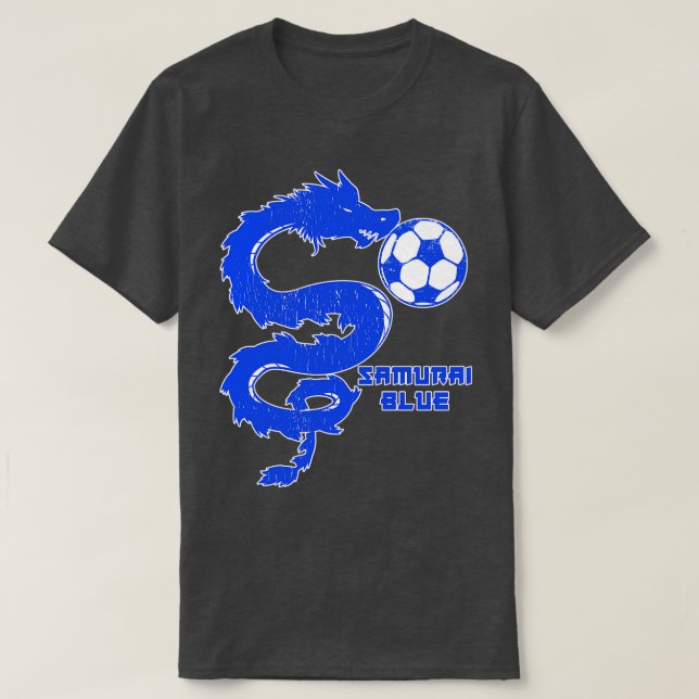 SAMURAI BLUE Japan Soccer T-Shirt (Design Front)