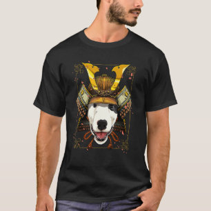 Samurai Bull Terrier Bully Dog Pet Japanese Warrio T-Shirt