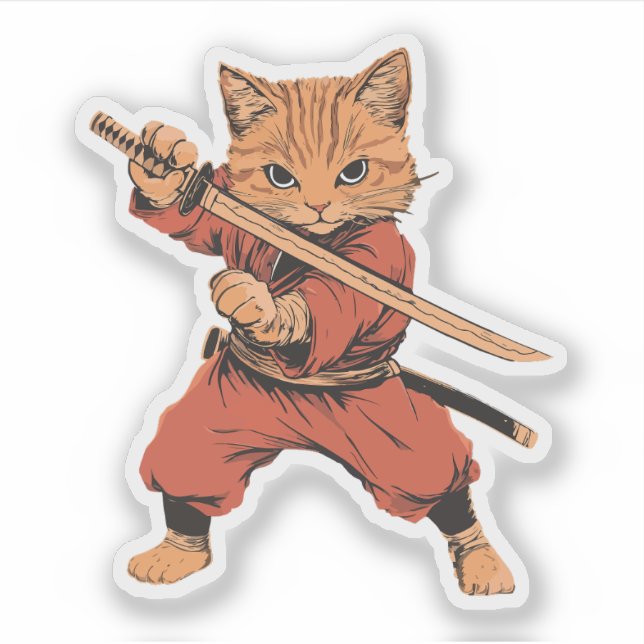 Samurai cat (Front)