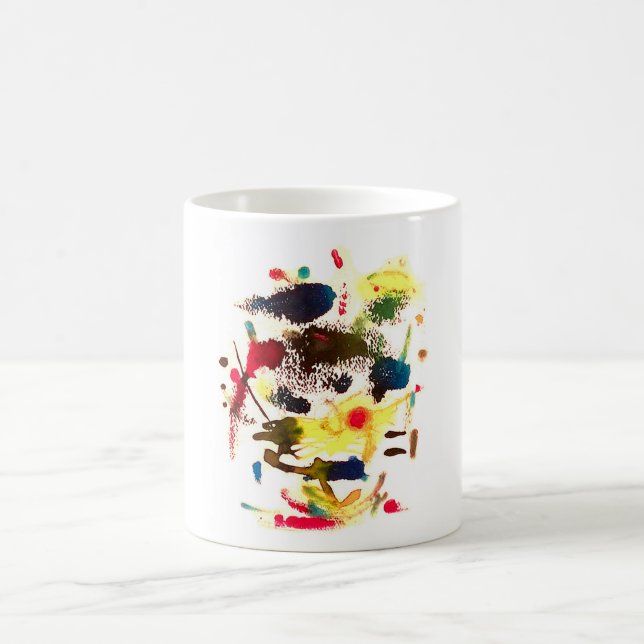 Samurai Cat Lady Think Freely Hankamer Arjunkhaus Coffee Mug (Center)
