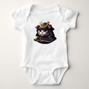 samurai cat,samurai,bushi,japan,samurai,samurai,sa baby bodysuit