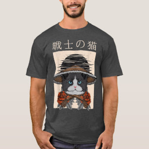 Samurai Cat Warrior T-Shirt (2)