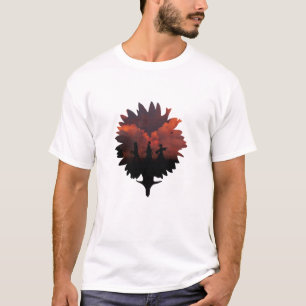 Samurai Champloo Mugen Jin And Fuu Sunflower in th T-Shirt