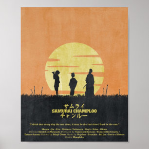 Samurai Champloo  Sun Rise Poster