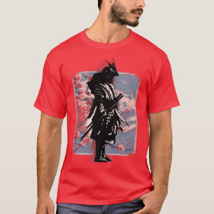Samurai Characters Bushido Japanese Samurai Warrio T-Shirt