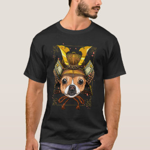 Samurai Chihuahua Owner Dog Japanese Warrior Bush T-Shirt