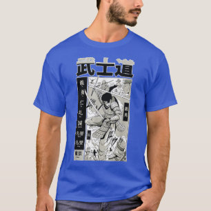 Samurai Comic Strip Fighting Warrior (2) T-Shirt