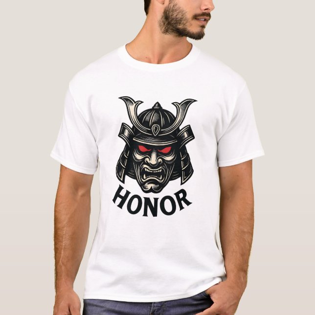 Samurai Courage and Honor T-Shirt (Front)