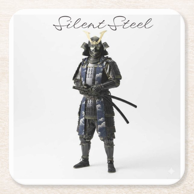 Samurai drink coaster (Front)