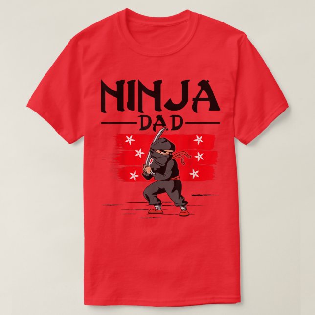 Samurai - Father Ninja Dad T-Shirt Copy (2) (Design Front)