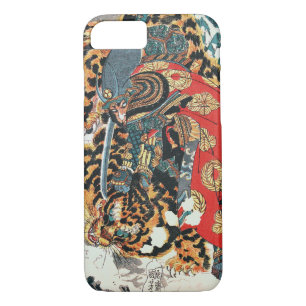 Samurai Fighting a Tiger, Kuniyoshi, Ukiyo-e iPhone 8/7 Case