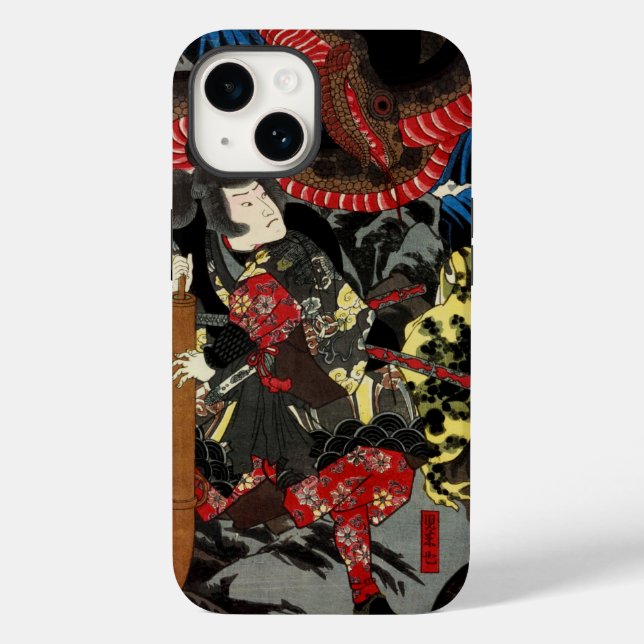 SAMURAI FIGHTING MONSTER Case-Mate iPhone CASE (Back)
