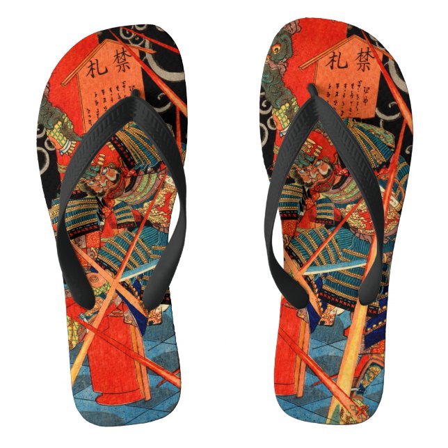 SAMURAI FIGHTING MONSTER THONGS (Footbed)