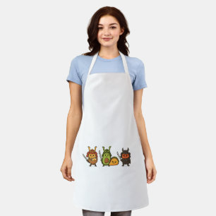 Samurai Food Warriors Apron