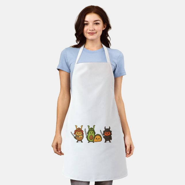 Samurai Food Warriors Apron (Worn)