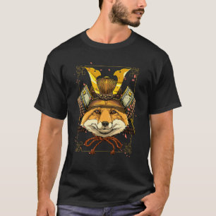 Samurai Fox Hunting Japanese Warrior Bushido Japan T-Shirt