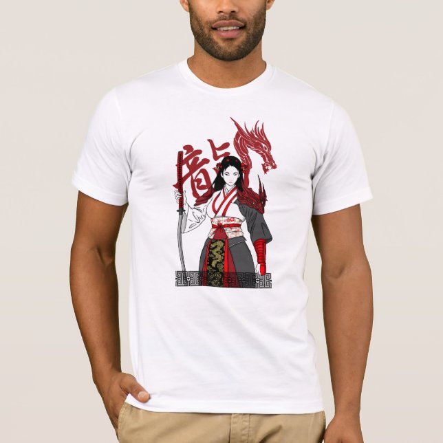 Samurai Geisha T-Shirt (Front)