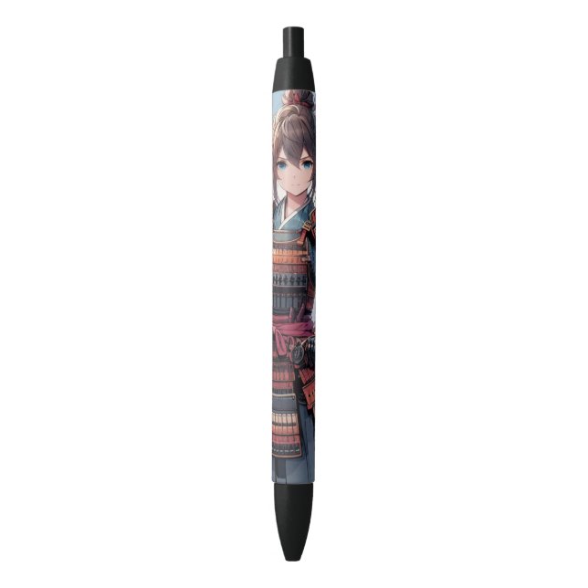 Samurai Girl: Blade of Honour Black Ink Pen (Front Vertical)