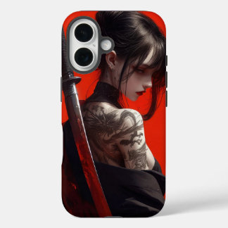 Samurai girl  iPhone 16 case