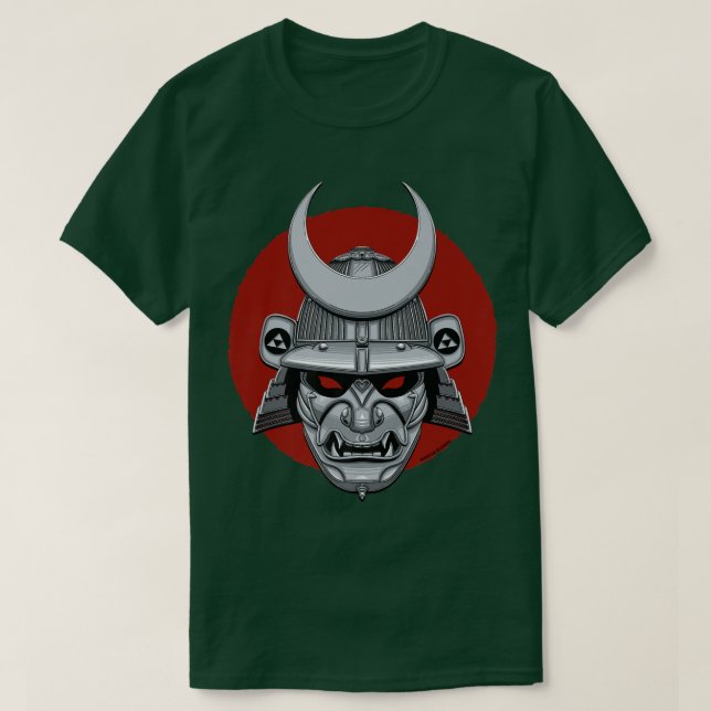 Samurai Helm  (2) T-Shirt (Design Front)