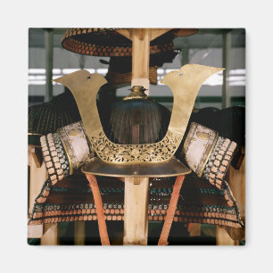 Samurai helmet, mid 14th century magnet