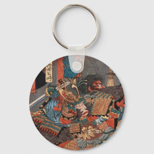Samurai Hero Minamoto no Yorimitsu (one-sided) Key Ring