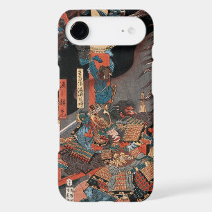 Samurai Hero Yorimitsu: Vintage Woodblock Art