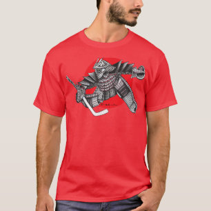 Samurai Hockey Goaltender Martial Arts Armoured Go T-Shirt