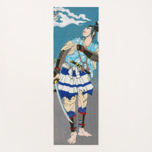 Samurai Holding a Katana, Tsukioka Yoshitoshi Yoga Mat