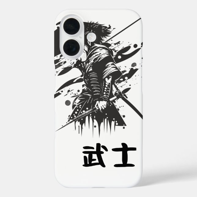 Samurai iPhone 16 Case  (Back)