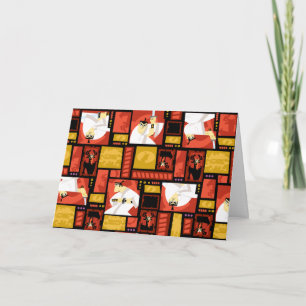 Samurai Jack & Aku Character Art Panel Pattern Card