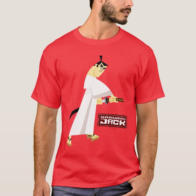 Samurai Jack Drawing Sword T-Shirt (Front)