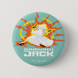 Samurai Jack Energy Graphic 6 Cm Round Badge