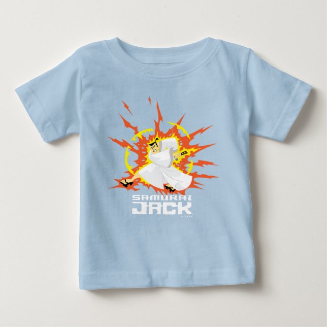 Samurai Jack Energy Graphic Baby T-Shirt (Front)