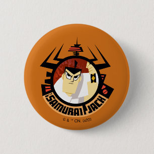 Samurai Jack In Aku Futuristic Frame 6 Cm Round Badge