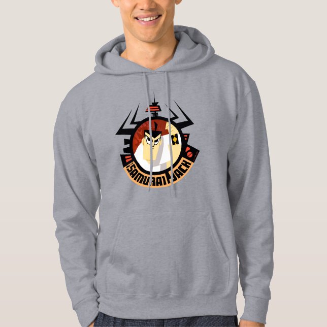 Samurai Jack In Aku Futuristic Frame Hoodie (Front)