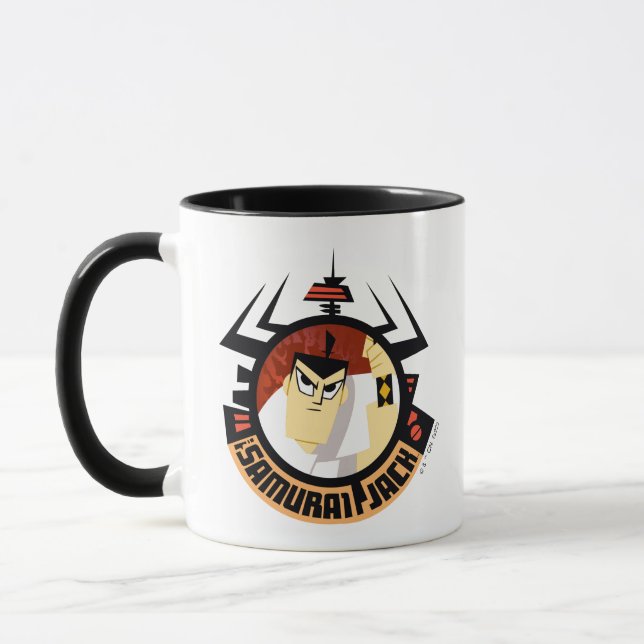 Samurai Jack In Aku Futuristic Frame Mug (Left)