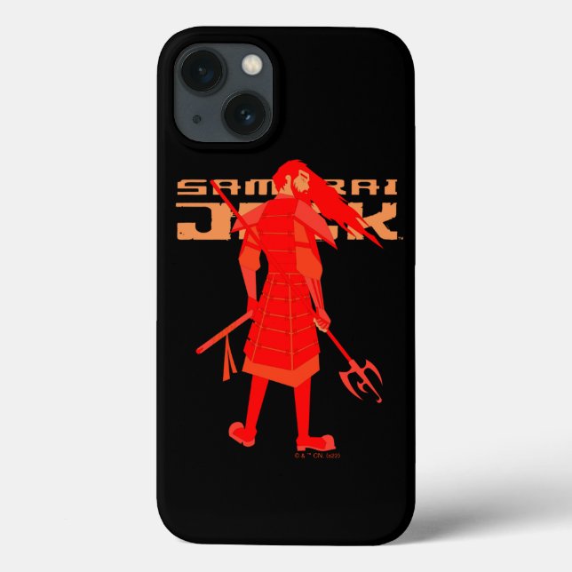 Samurai Jack Red Warrior Graphic Case-Mate iPhone Case (Back)