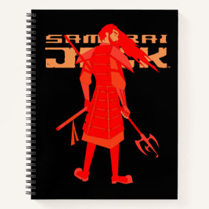 Samurai Jack Red Warrior Graphic Notebook