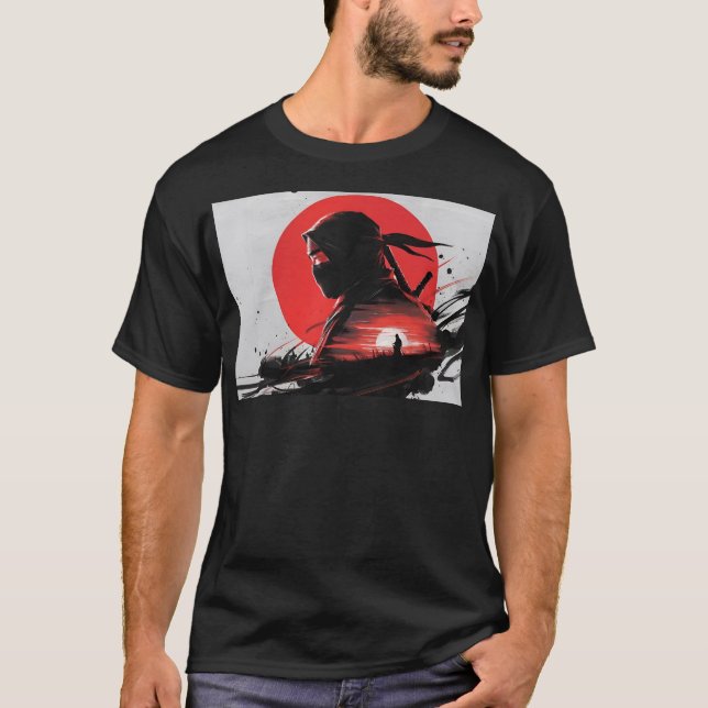 Samurai,Japan,Ninja, T-Shirt (Front)
