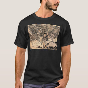 Samurai Japanese Painting c. 1800's T-Shirt