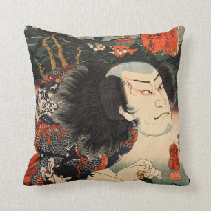 Samurai, Japanese Warrior Cushion