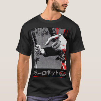 Samurai Japanese Warrior Urban  Style T-Shirt