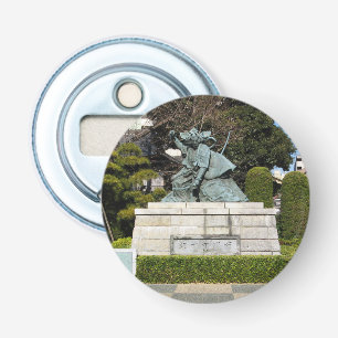 Samurai Kamakura Gongoro Kagemasa Kabuki Statue Bottle Opener