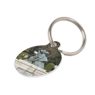 Samurai Kamakura Gongoro Kagemasa Kabuki Statue Pet Tag